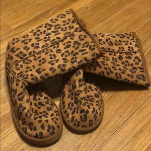 Soda Leopard Print Boots